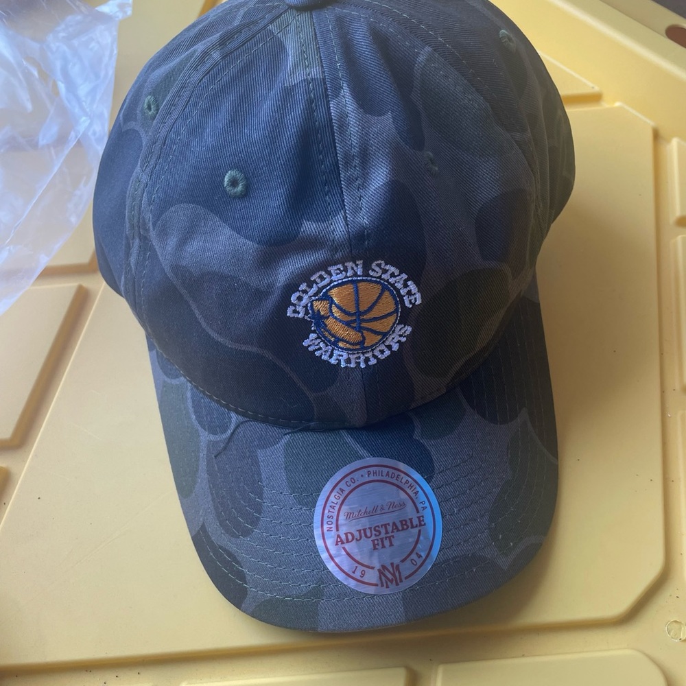 Golden State Warriors Camo Dad Hat NBA Adjustable - Picture 3 of 4